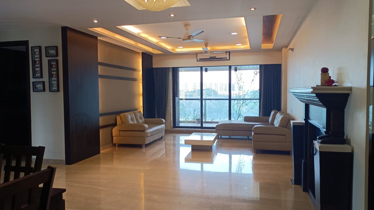 3 BHK Fully Furnished in Lake Front Solitaire , Powai
